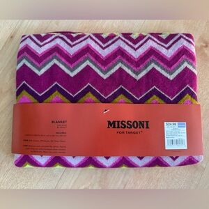 Missoni for Target Chevron Blanket in Pink and Purple